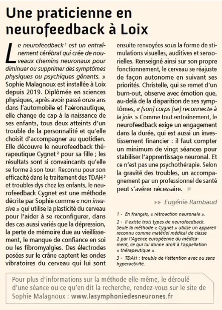 Neurofeedback Thérapeutique Cygnet - Une approche non invasive pour vos troubles